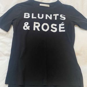Jonathan Simkhai Blunts & Rose tee size small